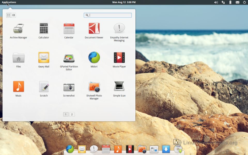 Karena gak nemu backup Screenshot, jadi nyolong lagi dari sini http://www.linuxscreenshots.org/?release=elementary%20OS%200.2 . Cantik kan?